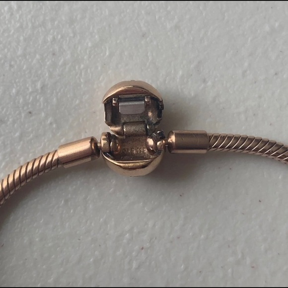 PANDORA Rose Gold Charm Bracelet - Picture 6 of 6